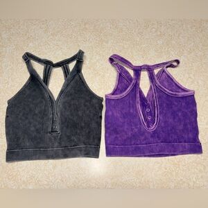 KALI ROSE BOUTIQUE Crop Tanks Size S/M